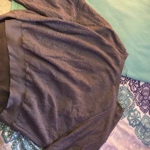 NWOT FREE PEOPLE PURPLE SWEATER
